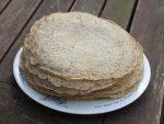 North Staffordshire or Derbyshire Oatcakes