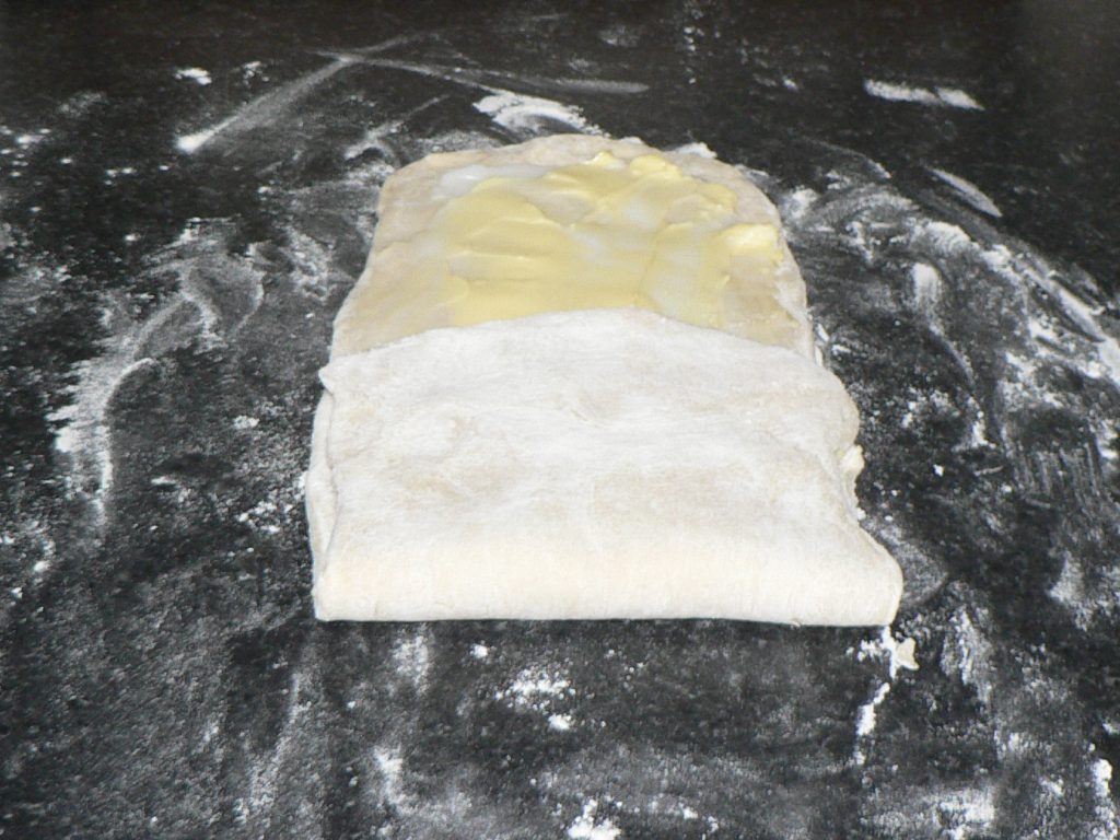Fold the pastry