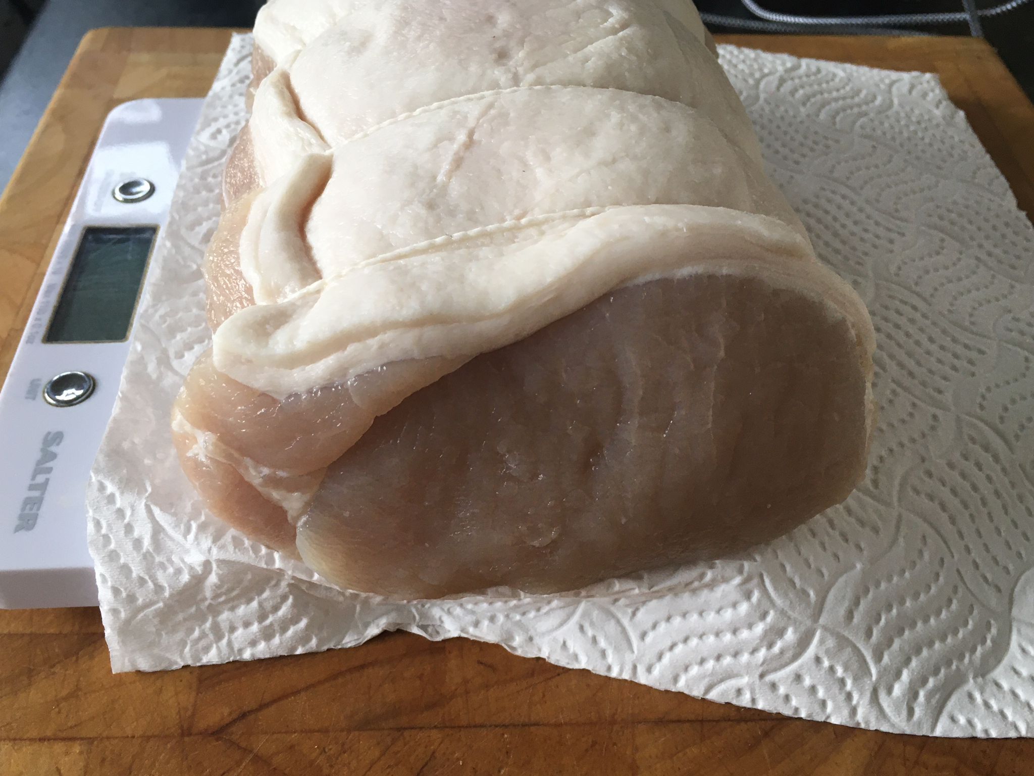 Pork after curing