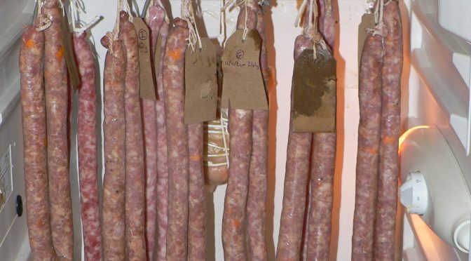 The Salami Making Process