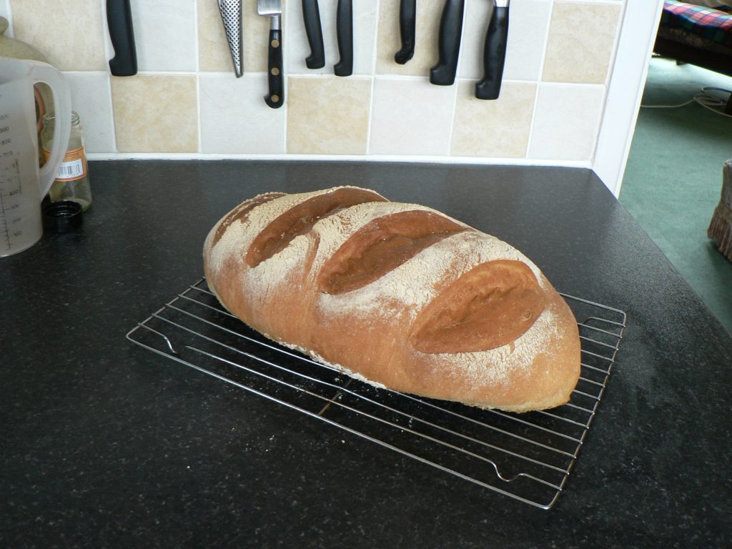 Photo of a bloomer loaf (bread)