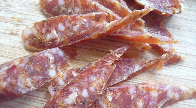 Hungarian Sausage (Kolbasz) with Apricot 
